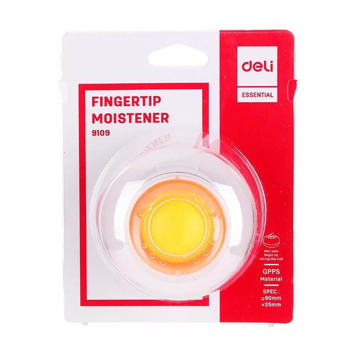 Гъба с топка Deli, 90 мм, бяла