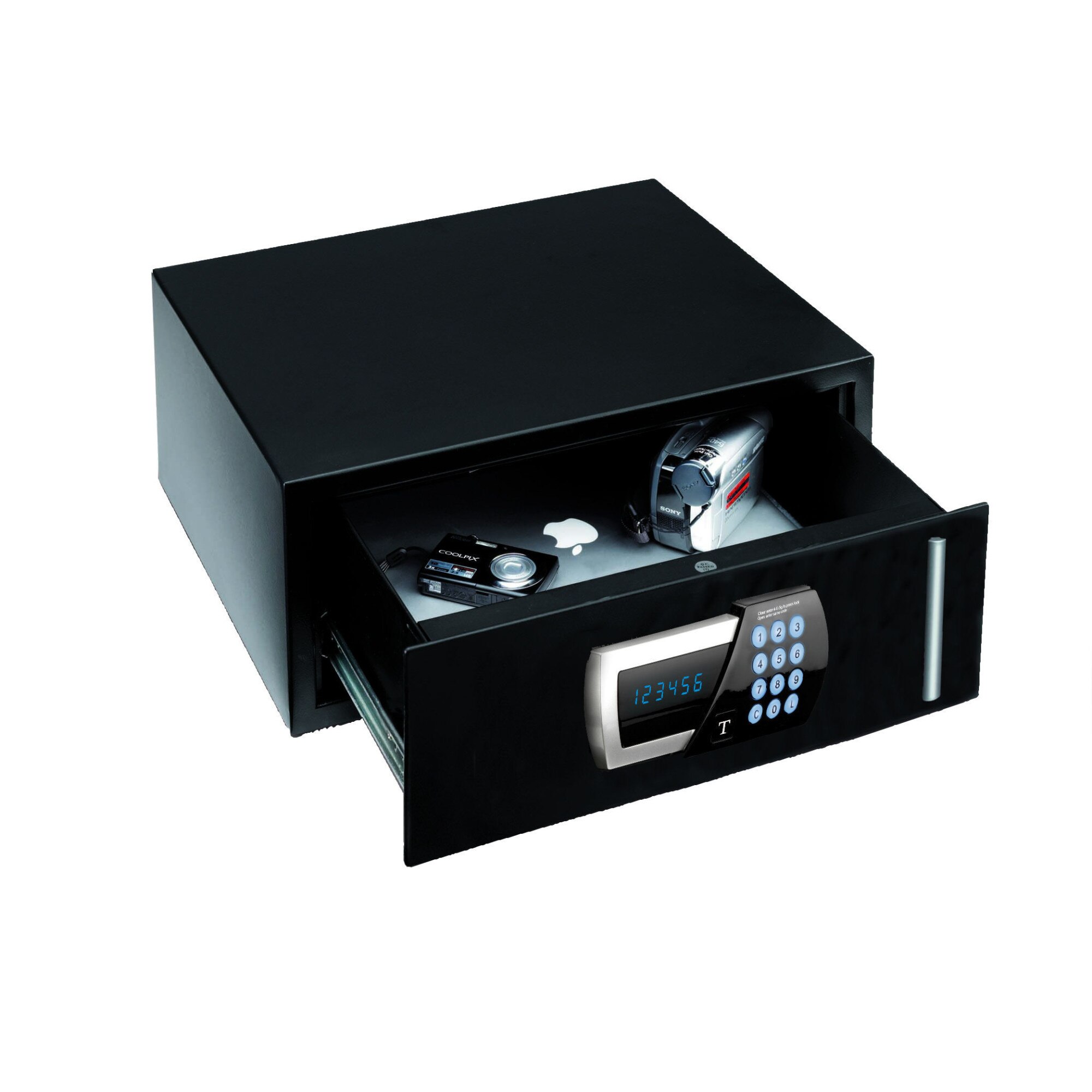 Seif electronic si cheie, sine culisante, 200x350x410mm, Technomax DS/2HN