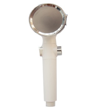 Para dus alb trei functii buton on/off si reglaj debit 8cm Para dus alb trei functii buton on/off si reglaj debit 8cm