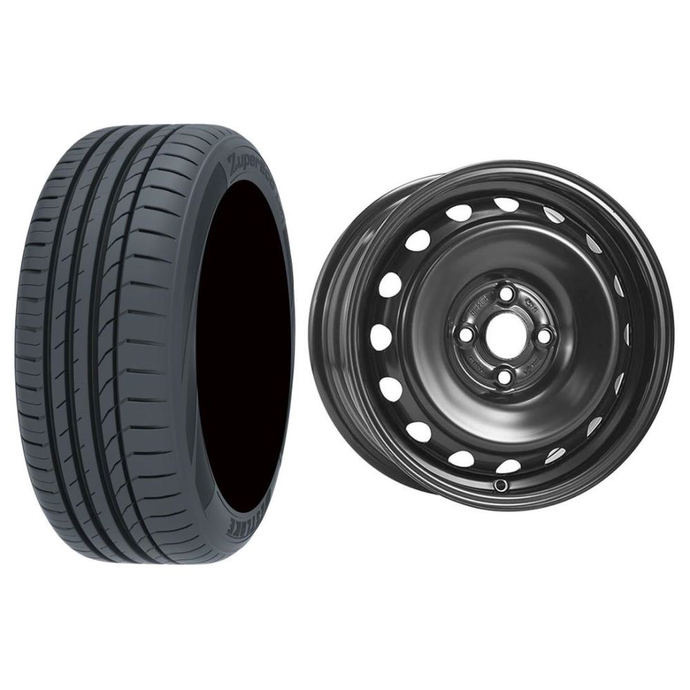 Roata completa Hyundai i20 janta otel ALCAR 5015, 4x100, 15 inch si anvelopa vara Westlake Z107 185/65R15 88H si Senzor presiune ALCAR