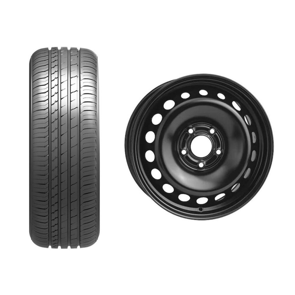 Roata completa Renault Megane RFB janta otel ALCAR 7005, 5x114.3, 16 inch si anvelopa vara Sailun Atrezzo Elite 205/55R16 91V si Senzor presiune ALCAR