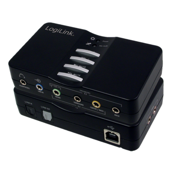 Placa de sunet externa Logilink Sound Box UA0099, interfata USB, 7.1 canale Placa de sunet externa Logilink Sound Box UA0099, interfata USB, 7.1 canale