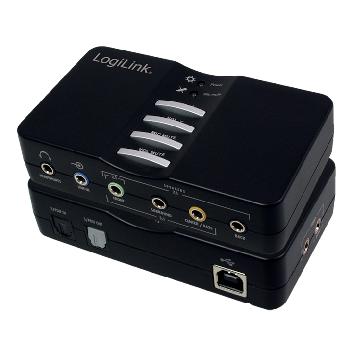 Placa de sunet externa Logilink Sound Box UA0099, interfata USB, 7.1 canale