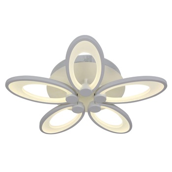 Lustra Led integrat , cu Telecomanda, lumina calda, neutra, rece, Alb,6609/5 Lustra Led integrat , cu Telecomanda, lumina calda, neutra, rece, Alb,6609/5