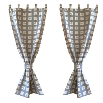 Draperie Frida, 80 x 160 cm, gri-bej, bumbac Draperie Frida, 80 x 160 cm, gri-bej, bumbac