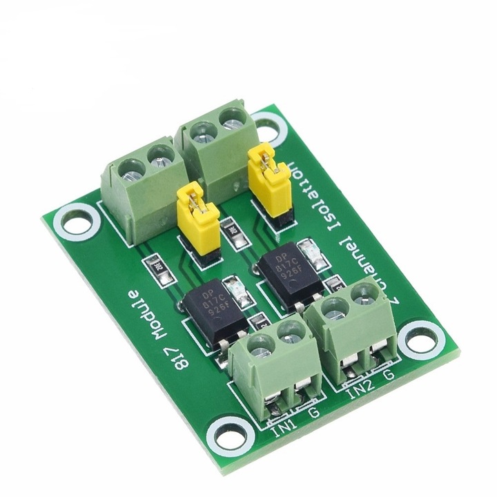 2-канален преобразувател с оптрони Arduino Clone, 3.6-30V, PC817