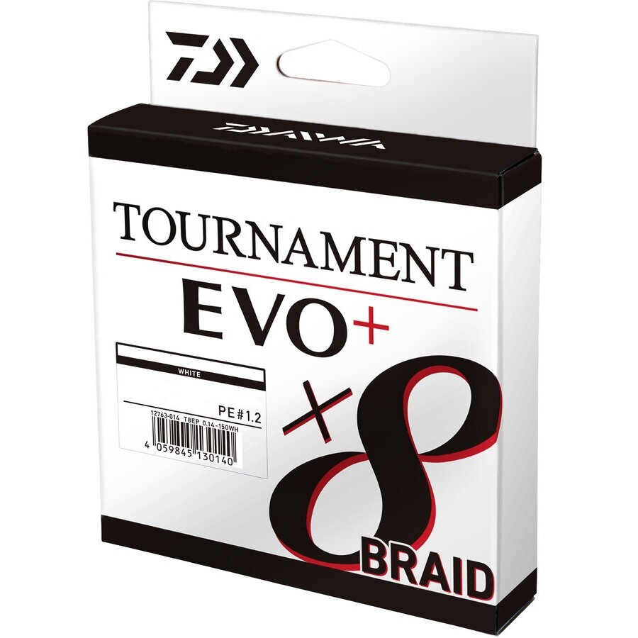 Fir Daiwa 8X Braid Evo+ Alb 0.10mm 6.7Kg 135M
