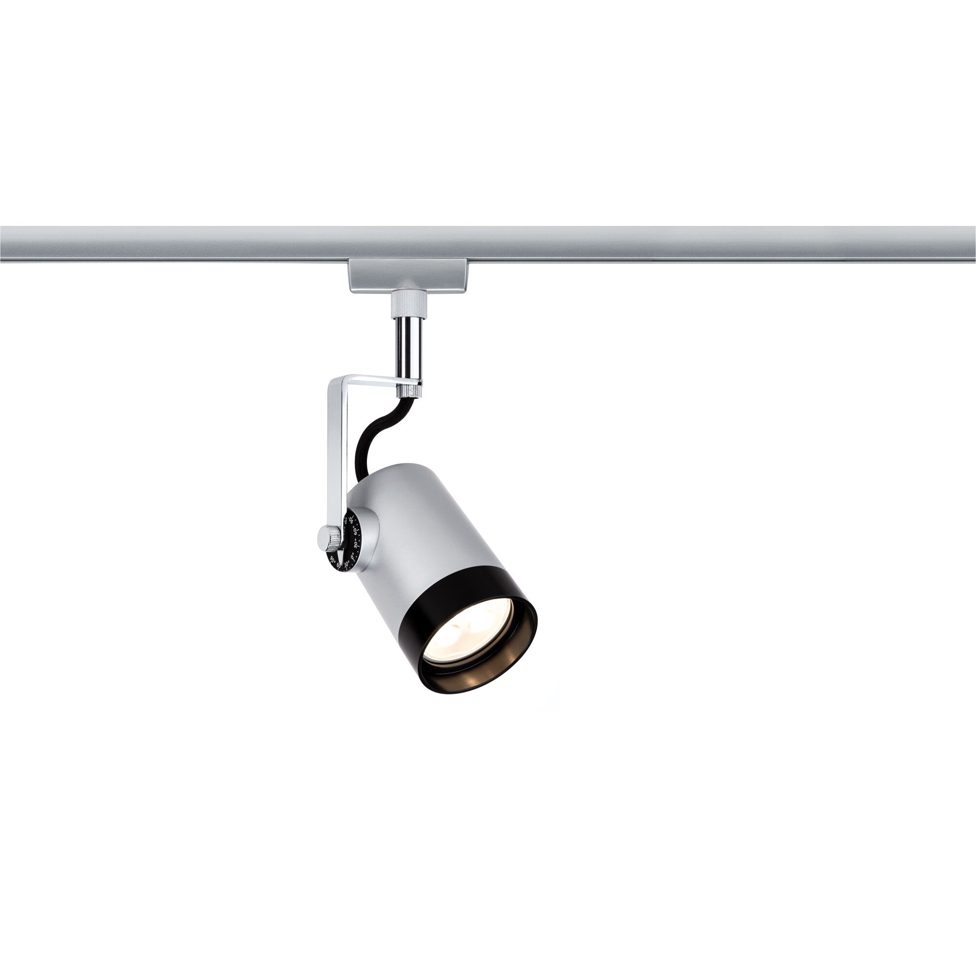 Spot Paulmann URail Scale Crom Mat / Negru 3.5W GU10