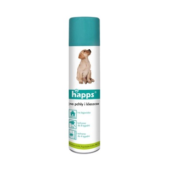 Spray anti capuse si purici pentru animale, Happs, 250 ml Spray anti capuse si purici pentru animale, Happs, 250 ml