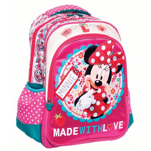 Ghiozdan Giovas Scoala Minnie Made White Love