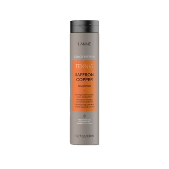 Sampon pentru intretinerea culorii, Lakme Saffron Copper, 300 ml Sampon pentru intretinerea culorii, Lakme Saffron Copper, 300 ml