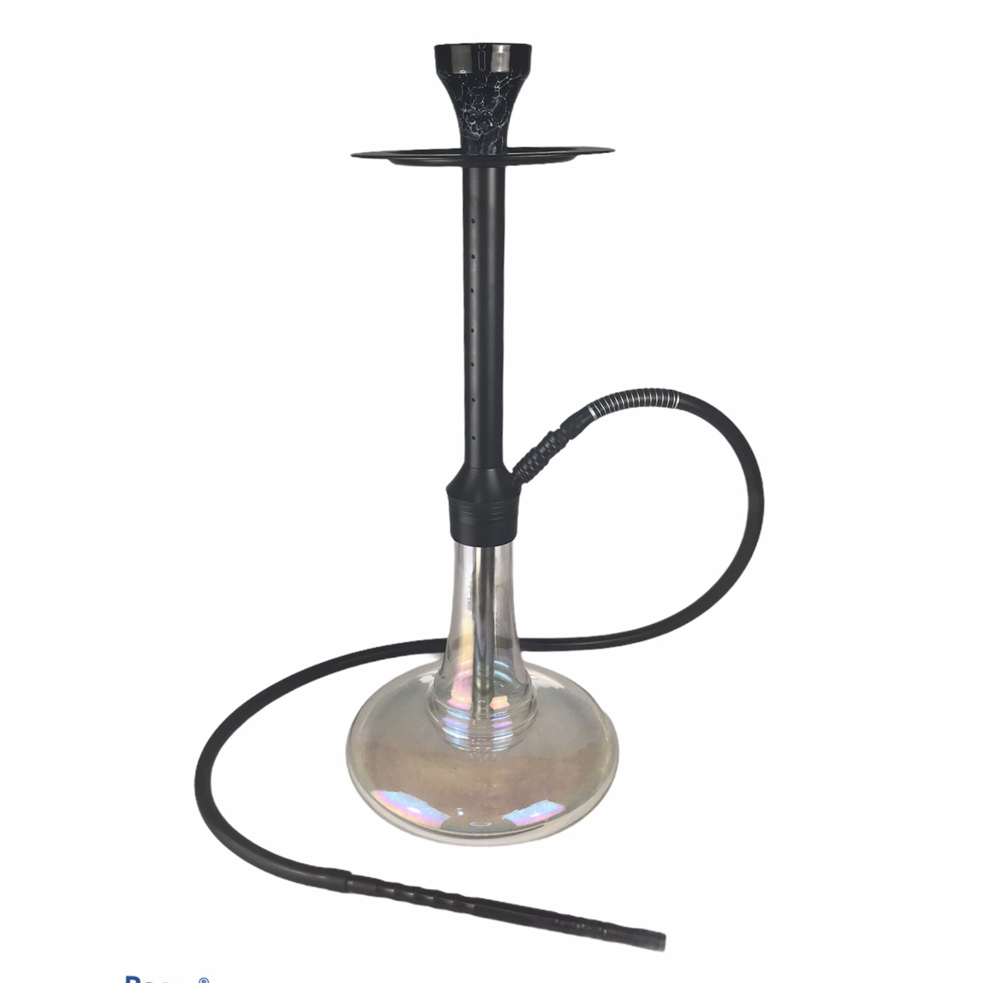 Narghilea Puff Base, MM, Aluminiu, Negru