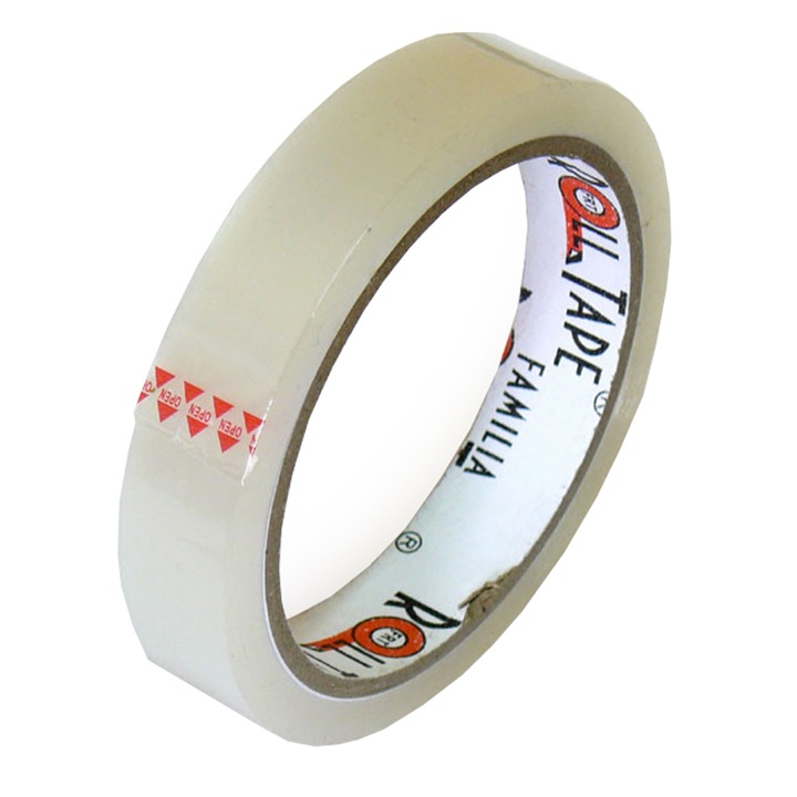 Banda rulou, Familia Roll Tape, acrilic, transparent, 19 mm x 50 m