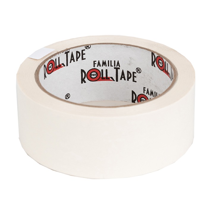 Csomagolószalag Familia Roll Tape, PVC, 38 mm x 60 m, Fehér