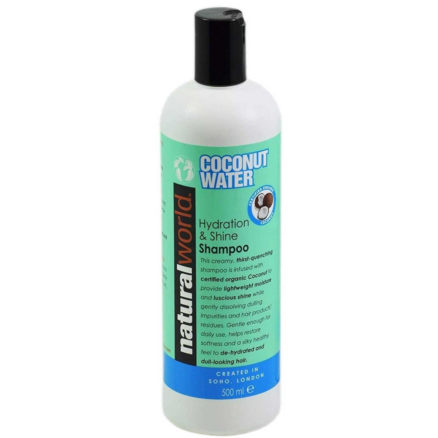 Sampon cu apa de cocos Natural World 500 ml