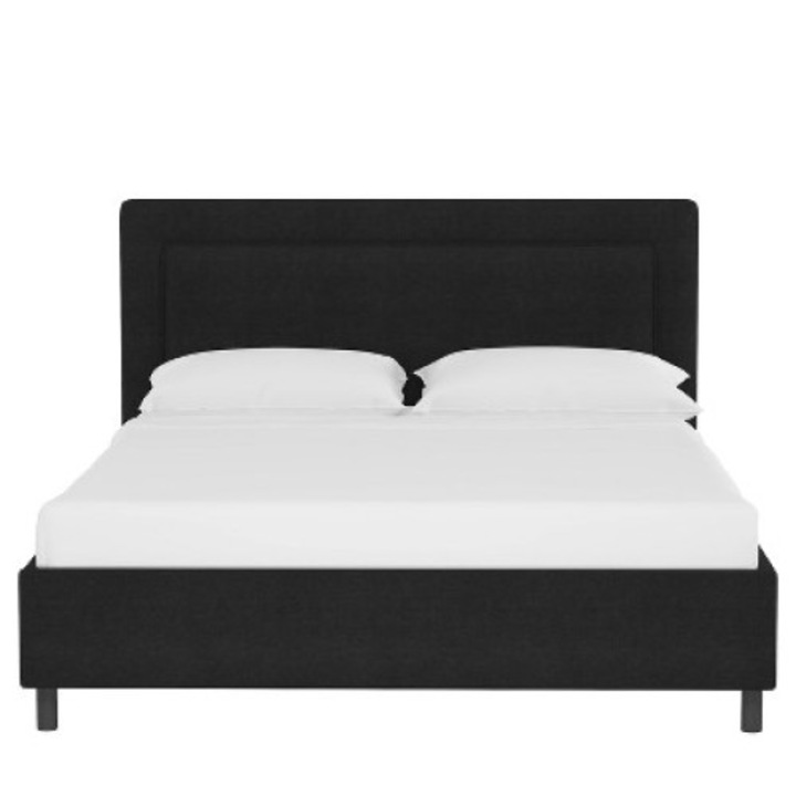 Cearceaf de pat cu elastic din bumbac ranforce 100% 200 x200 cm alb