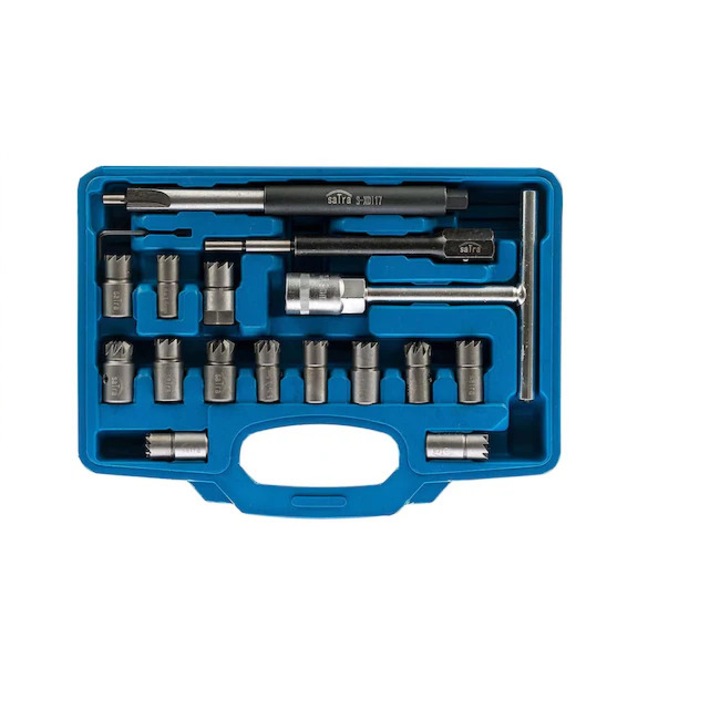 Комплект ножове за локализиране на инжектора от 17 части