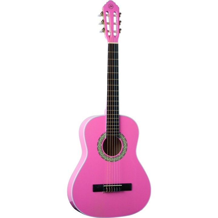 Класическа китара 3/4 Eko CS-5 Pink, Включен калъф, За деца и начинаещи, Розов