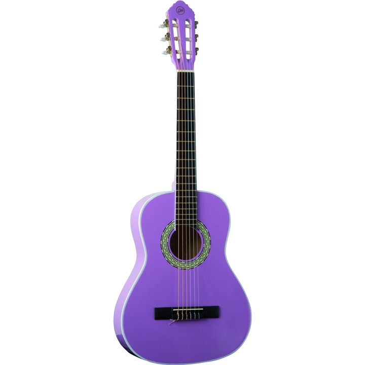 Класическа китара 3/4 Eko CS-5 Violet, Включен калъф, За деца и начинаещи, Виолетов