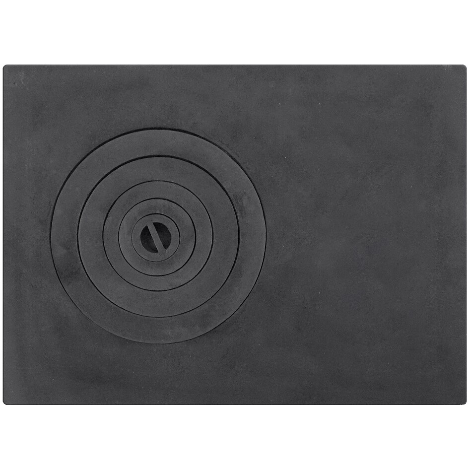 Plita pentru soba traditionala Evotools 675084, 1 ochi, 520x390 mm, Fonta