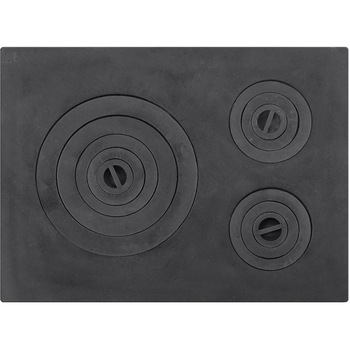 Plita pentru soba Evotools 660509, cu 3 ochiuri, 550x400 mm, Fonta Plita pentru soba Evotools 660509, cu 3 ochiuri, 550x400 mm, Fonta