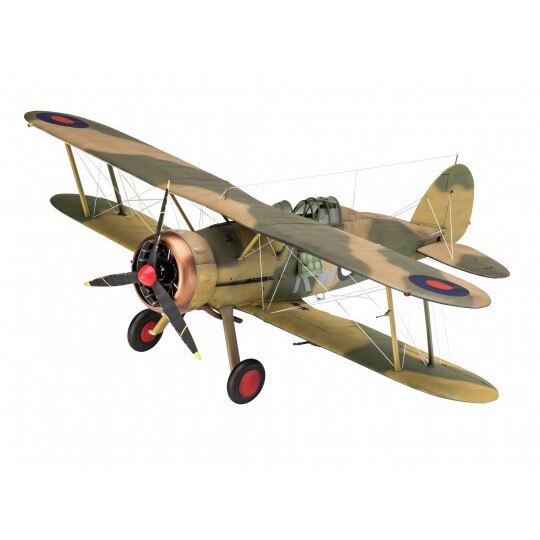 Macheta de asamblat Revell, avion Gloster Gladiator Mk. II