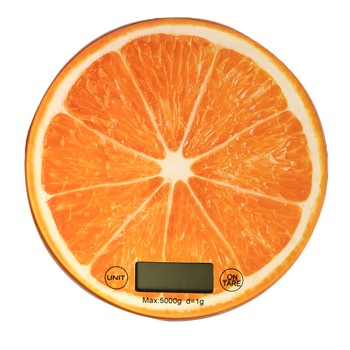 Cantar de bucatarie Lowenthal, digital cu imprimeu cu portocala, 19 cm Cantar de bucatarie Lowenthal, digital cu imprimeu cu portocala, 19 cm