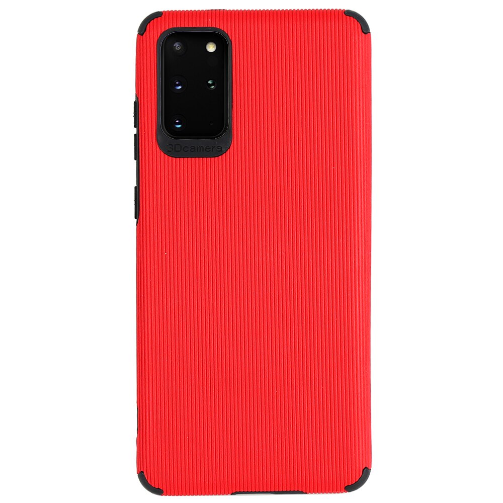 Husa Lemontti Line compatibila cu Samsung Galaxy S20 Plus, Red