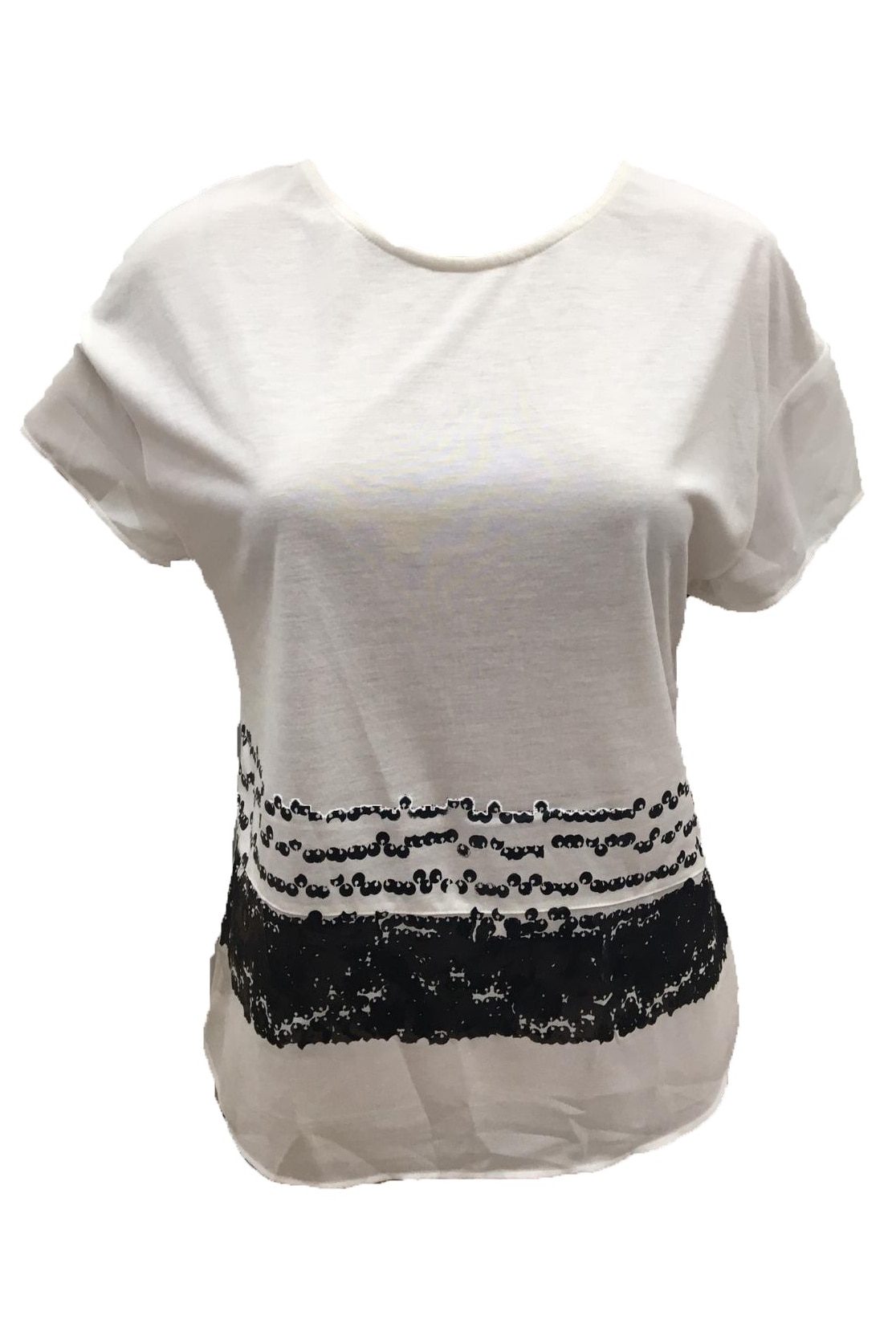 Tricou, Mexx, N1LST051, Alb/Negru, XS