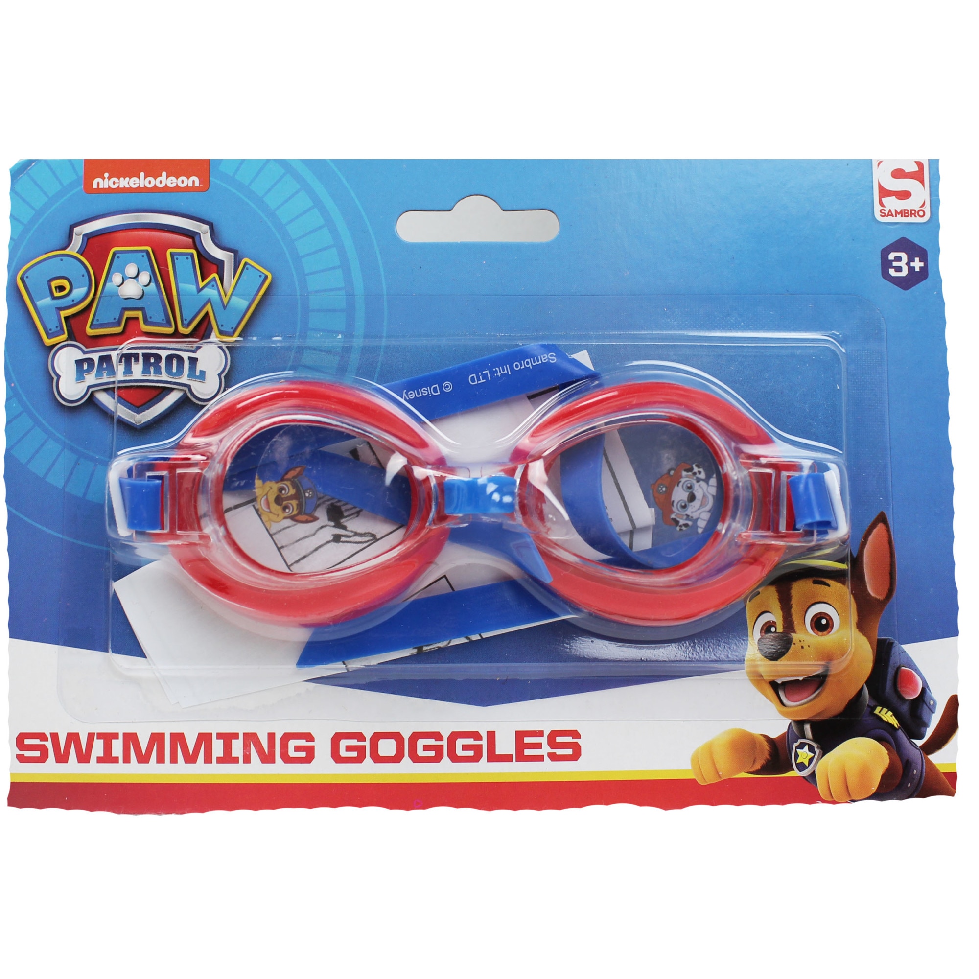 Ochelari de inot, Paw Patrol, rosii