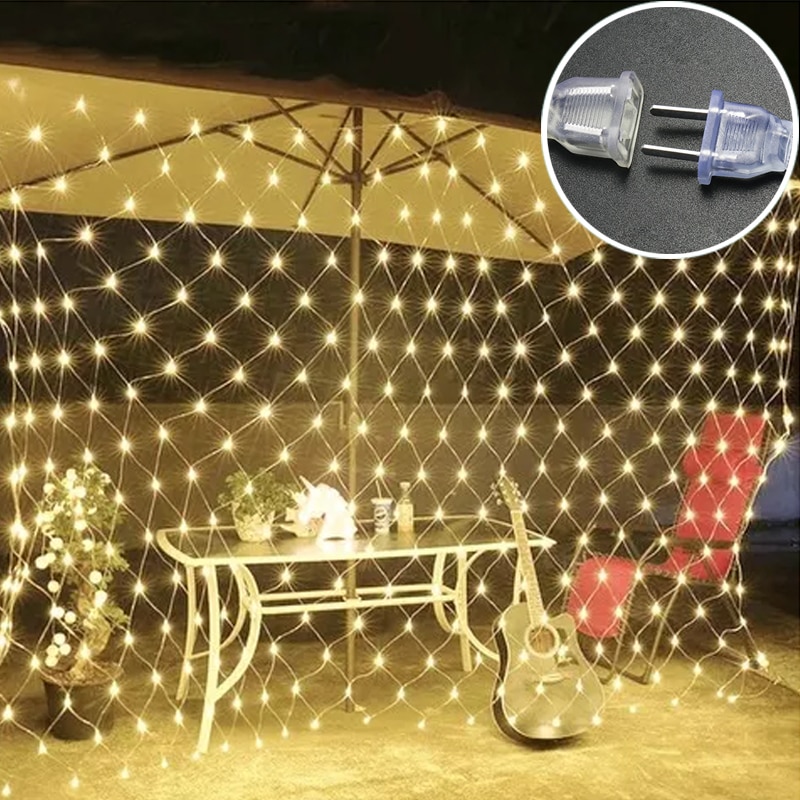 LED осветителни тела, форма на мрежа, външна декоративна светлина ...