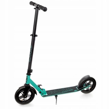 Trotineta Pliabila Raven Snug Air Wheel 200mm, Negru/Mint Trotineta Pliabila Raven Snug Air Wheel 200mm, Negru/Mint