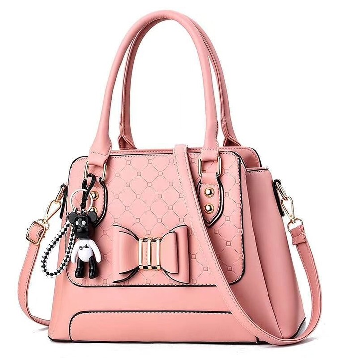 Női Táska Charon Prima, Hamvas rózsaszín