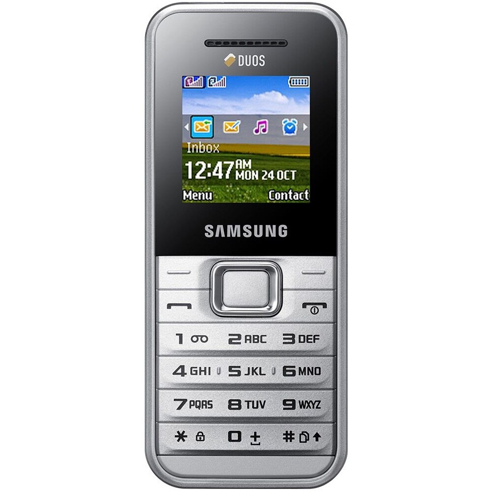 Telefon Mobil Samsung E1182, Dual Sim, White - eMAG.ro