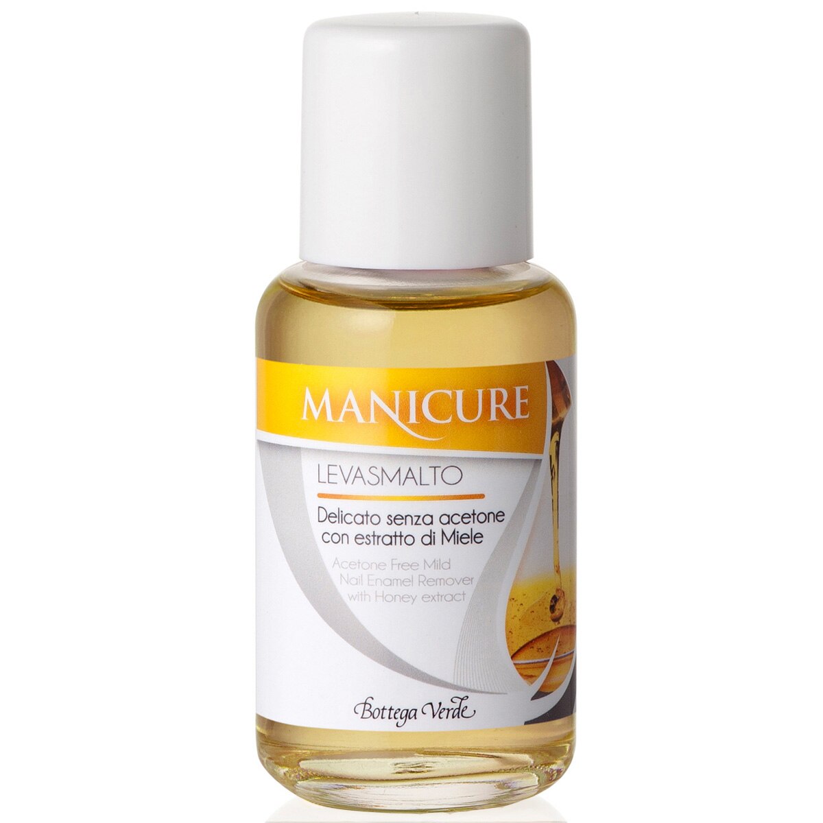 Dizolvant fara acetona, cu extract de miere - Manicure (50 ML), Bottega Verde