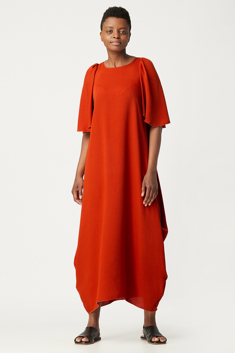 Antonia M, Rochie maxi lejera, Rosu inchis, S