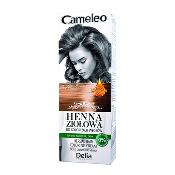 Vopsea de par Delia Cameleo Henna 7.3 Hazelnut, 75 gr Vopsea de par Delia Cameleo Henna 7.3 Hazelnut, 75 gr