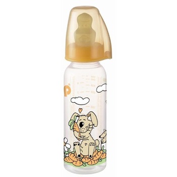Biberon Nip Family Unisex PP 250 ml pentru Lapte Biberon Nip Family Unisex PP 250 ml pentru Lapte
