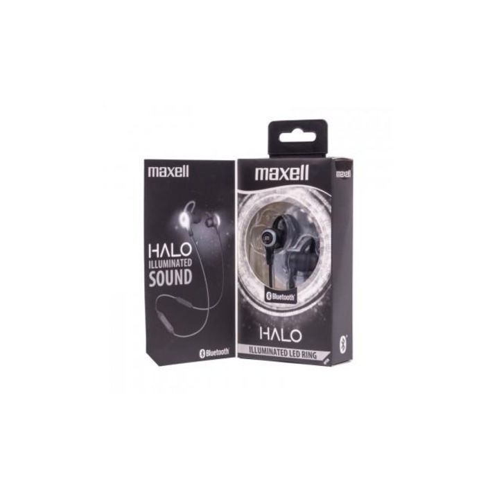 Блутут слушалки-тапи MAXELL HALO SPORT, Bluetooth 5.0, Черни ML-AH-HALO-SPORT