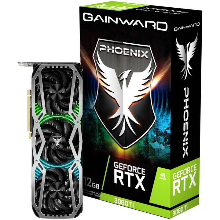 Placa video Gainward GeForce® RTX™ 3080 Ti Phoenix LHR, 12GB GDDR6X, 384-bit