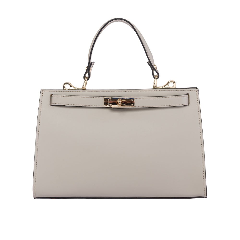 Geanta dama, piele, Toro Nero, Chanter beige