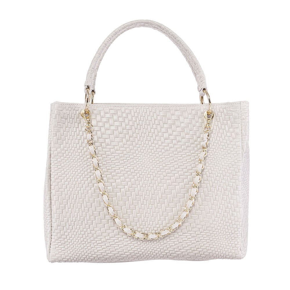 Geanta dama, piele, Toro Nero, Emily beige