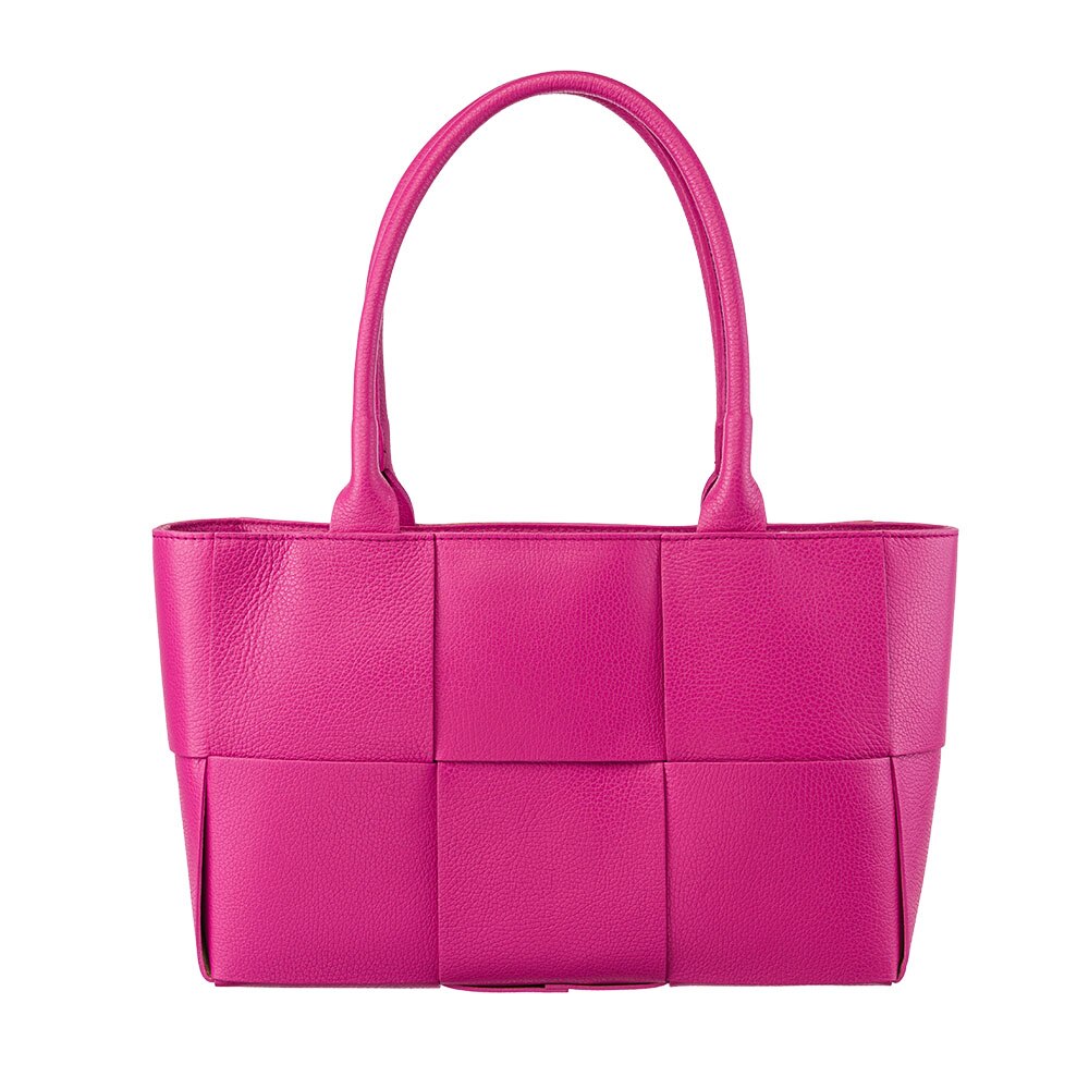 Geanta dama, piele, Toro Nero, Nadine fucsia