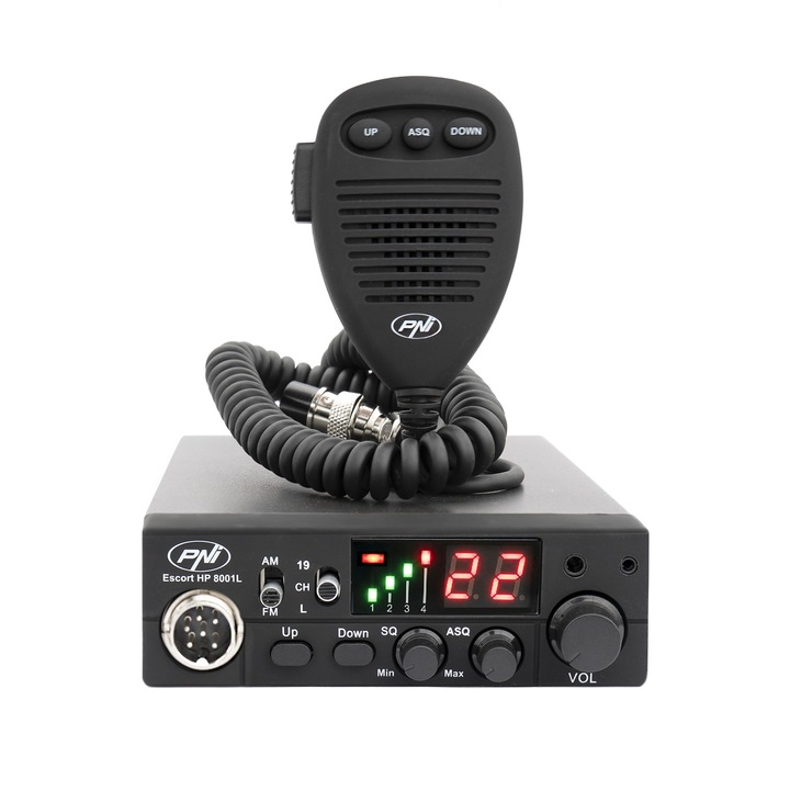 Statie radio CB PNI Escort HP 8001L ASQ include casti cu microfon HS81