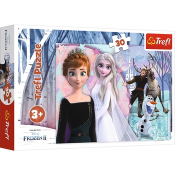 Puzzle Trefl - Disney Frozen II, Magical Frozen, 30 piese Puzzle Trefl - Disney Frozen II, Magical Frozen, 30 piese