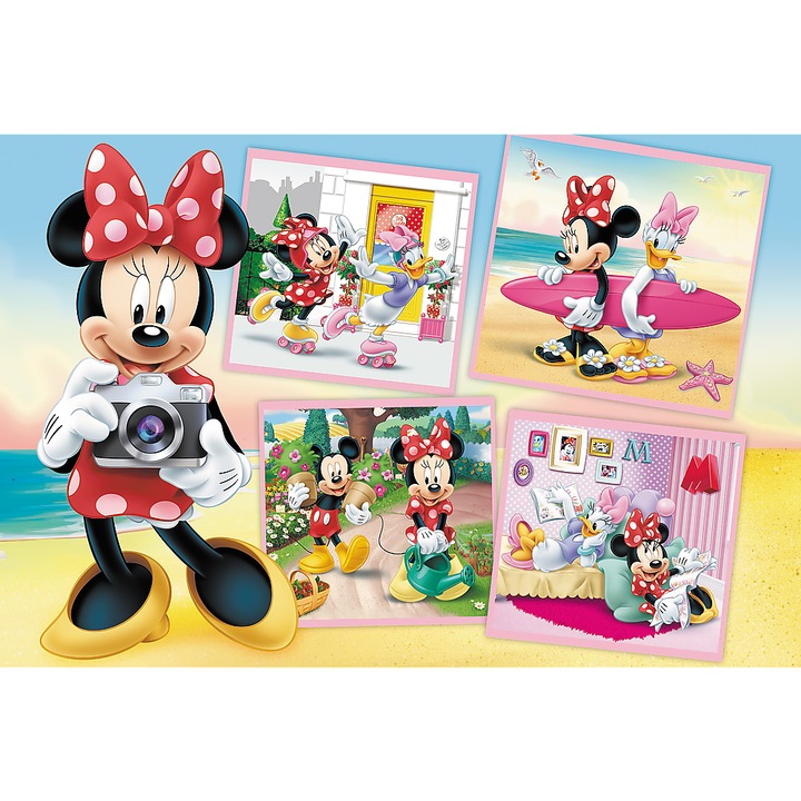 Puzzle Trefl - Disney Mickey and Friends, Minunata Minnie, 60 piese
