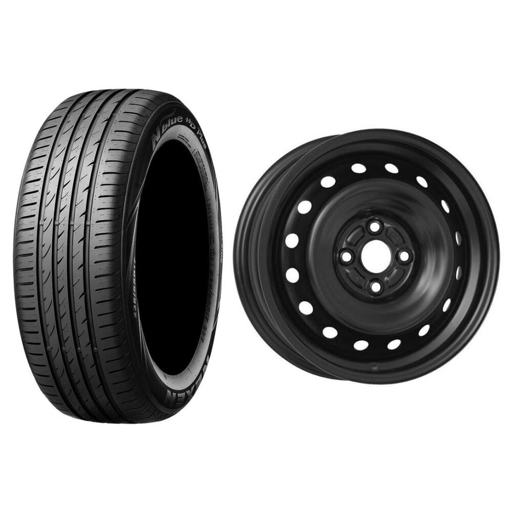 Roata completa Suzuki Ignis, Swift janta otel ALCAR 4035, 4x100, 15 inch + anvelopa vara Nexen N'blue HD Plus 175/65R15 84T + Senzor presiune ALCAR