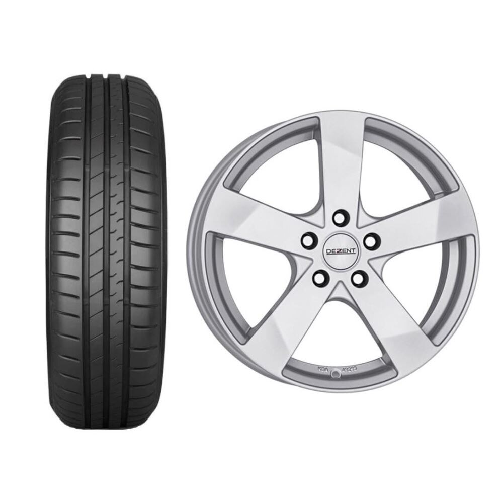 Roata completa Dacia Duster janta aliaj Dezent TD 5x114.3, 16 inch si anvelopa vara Falken SN110 215/65R16 98H