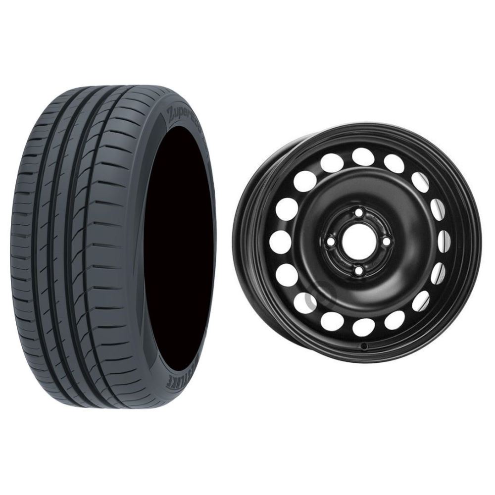 Roata completa Opel CrosslandX, Citroen C3 janta otel ALCAR 9432, 4x108, 16 inch si anvelopa vara Westlake Z107 195/60R16 89V