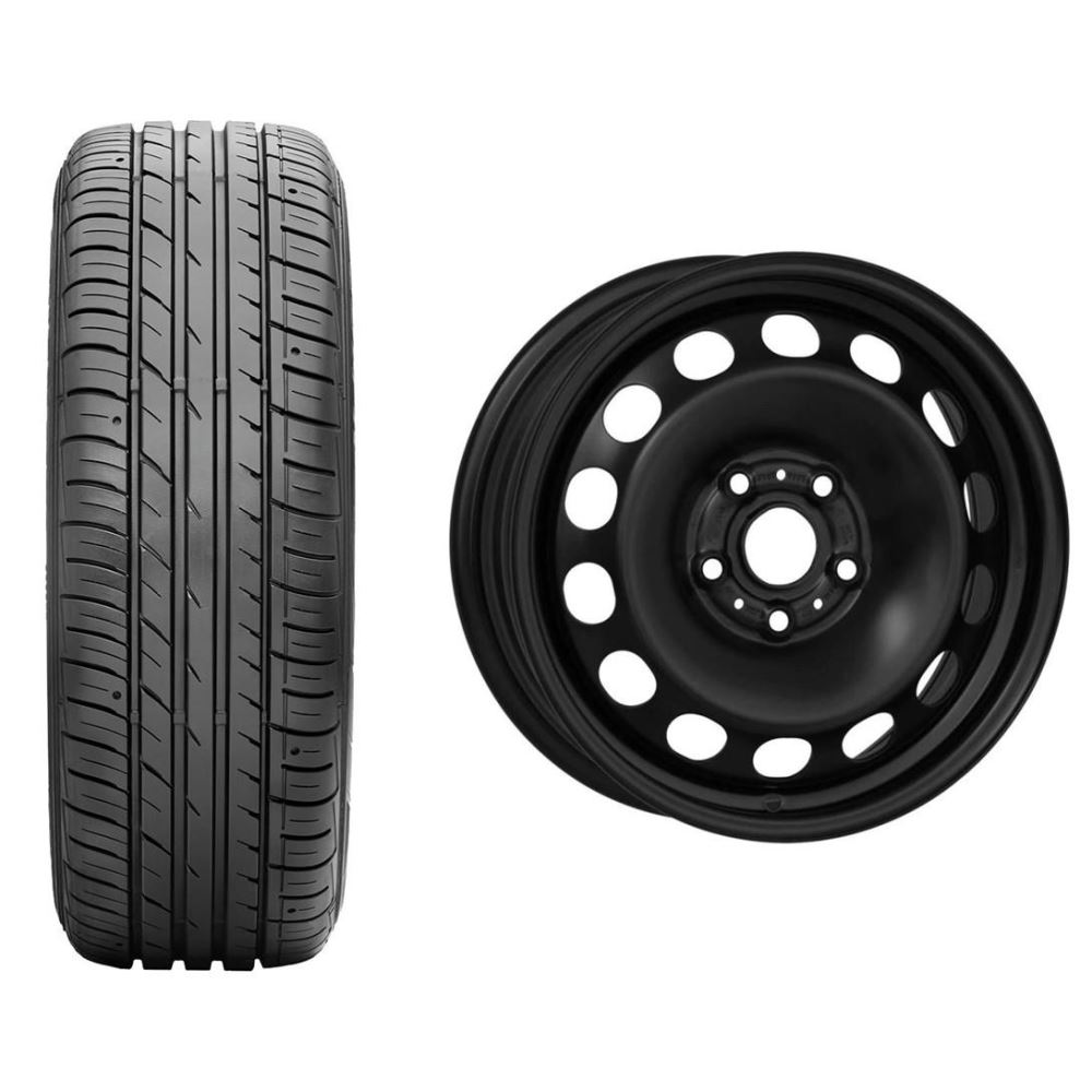 Roata completa Skoda Karoq, Seat Ateca janta otel ALCAR 6665, 5x112, 16 inch si anvelopa vara Falken Ziex ZE914A EC 215/60R16 95V
